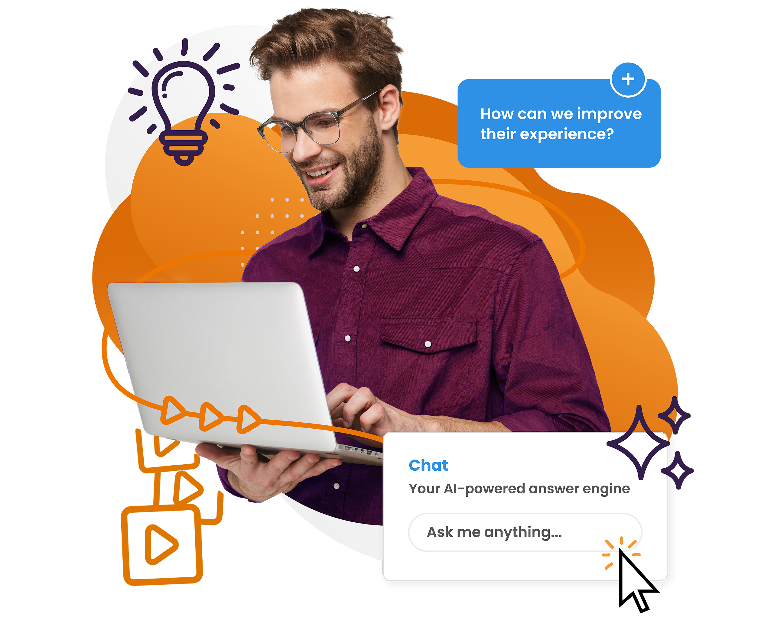 Voxpopme AI Insights chat interface analyzing customer feedback