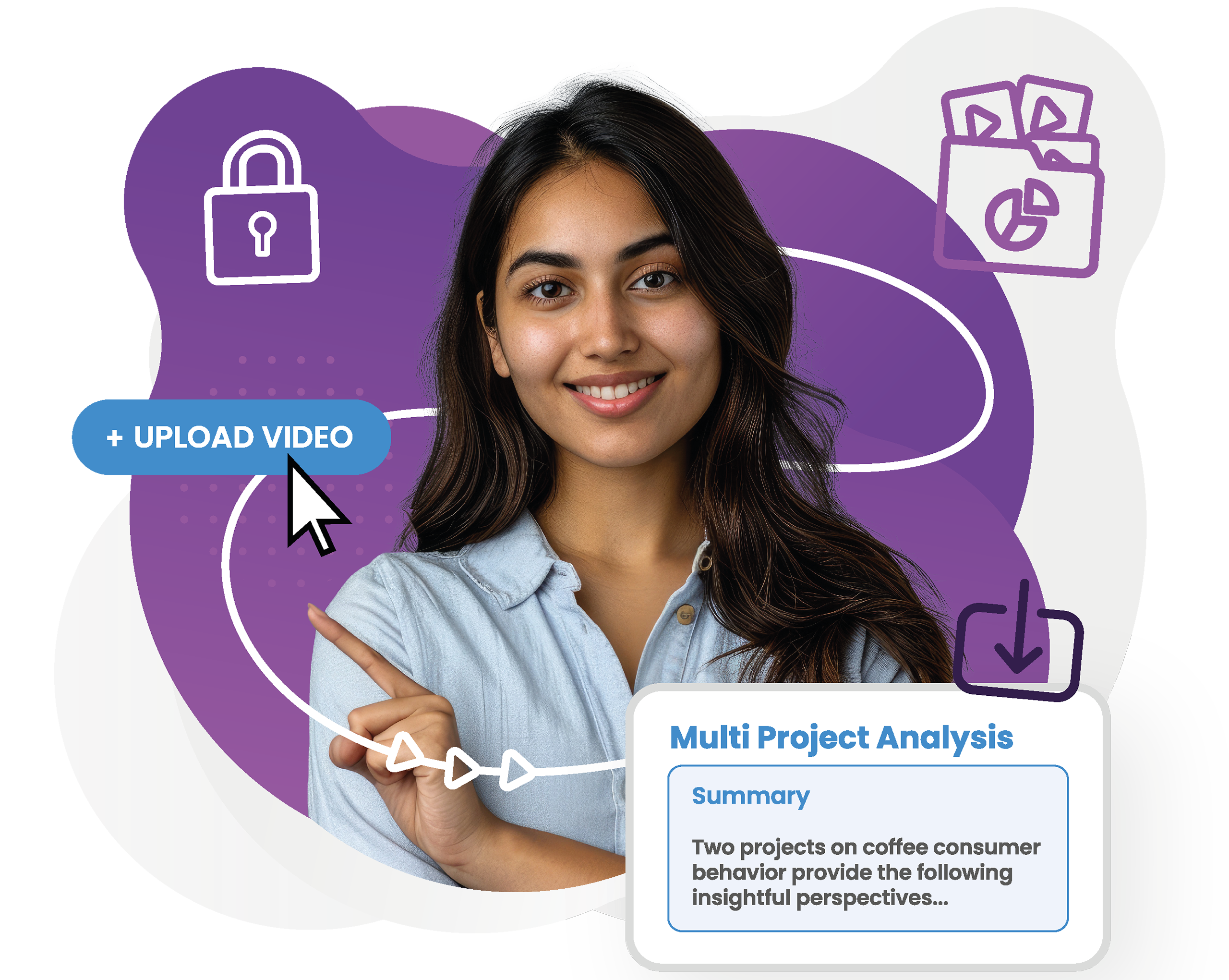 Voxpopme data and insights repository with upload and search interface