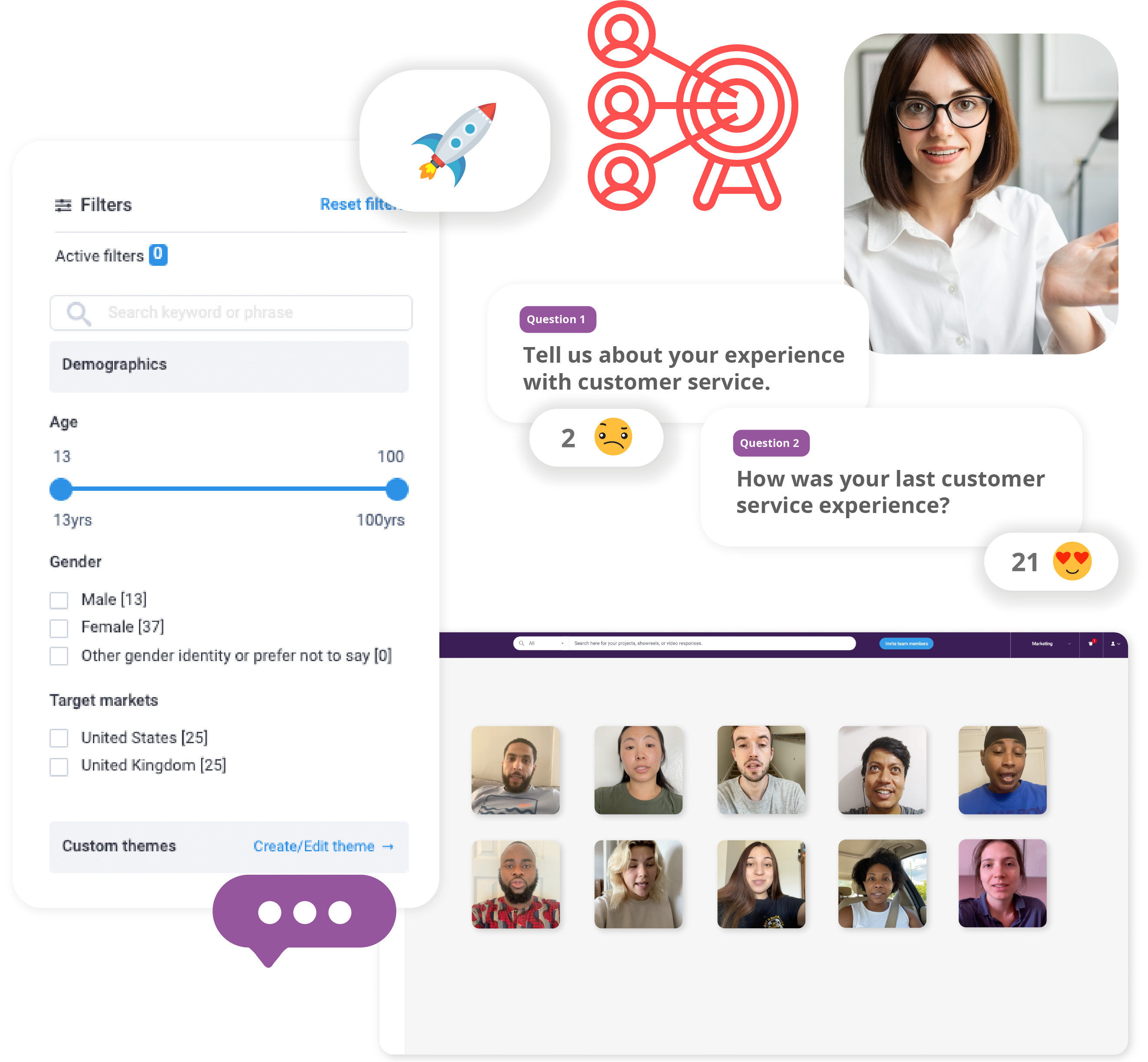 Full-service project management dashboard