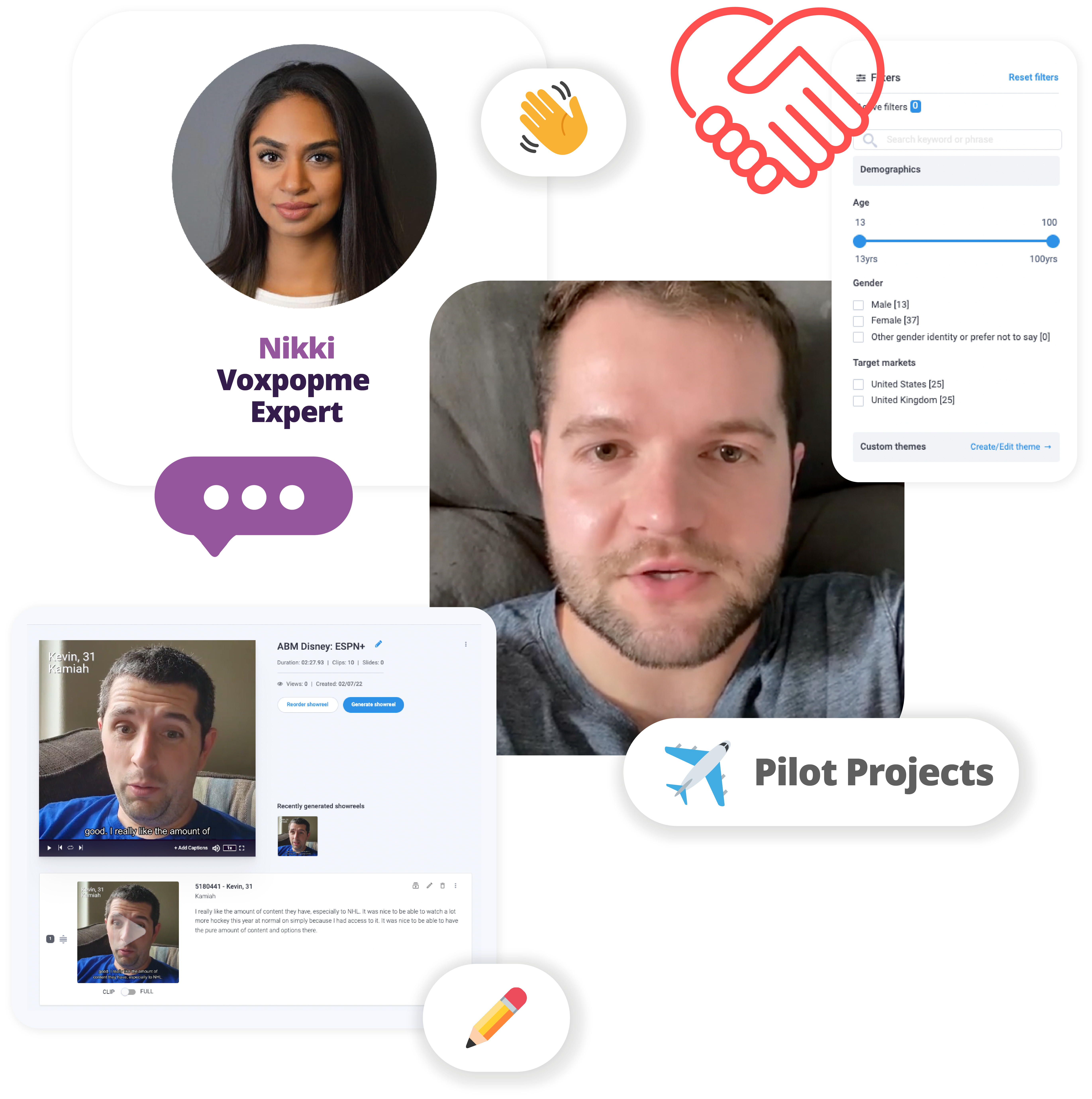 Services team collaborating on research planning