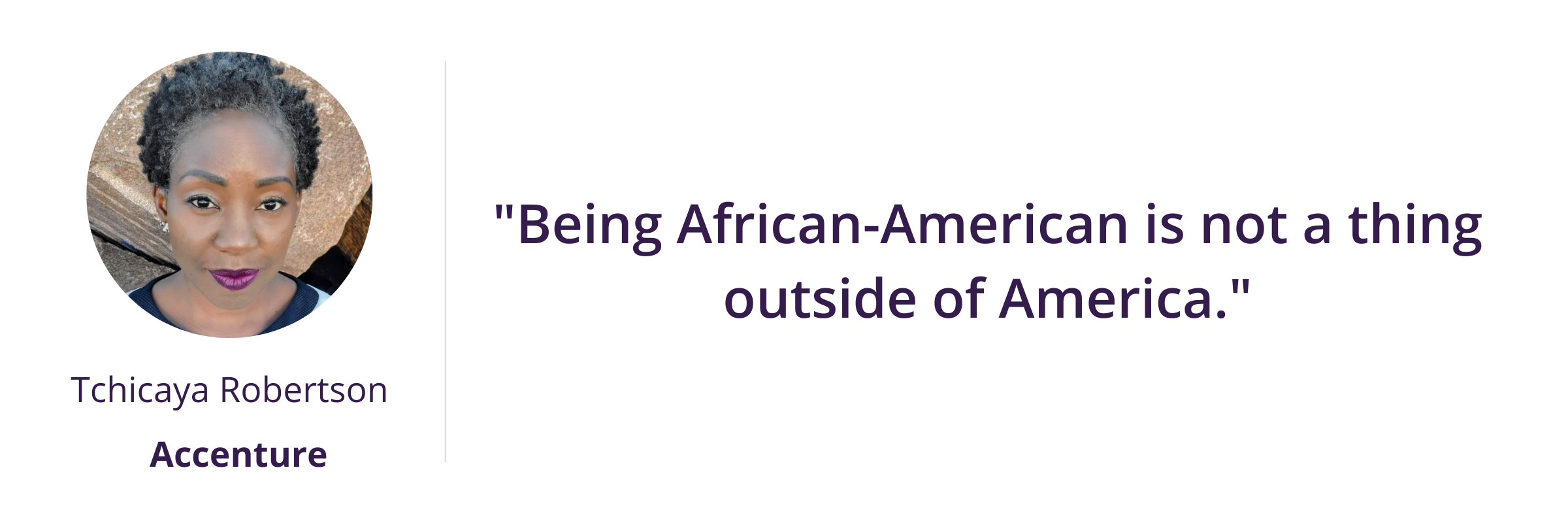 Being African-American is not a thing outside of America.