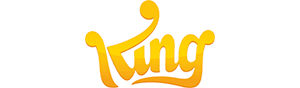A yellow insights platform logo with the word king on it.