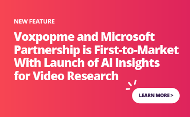 Microsoft partnership is first-to-market with launch of AI Insights for video research.