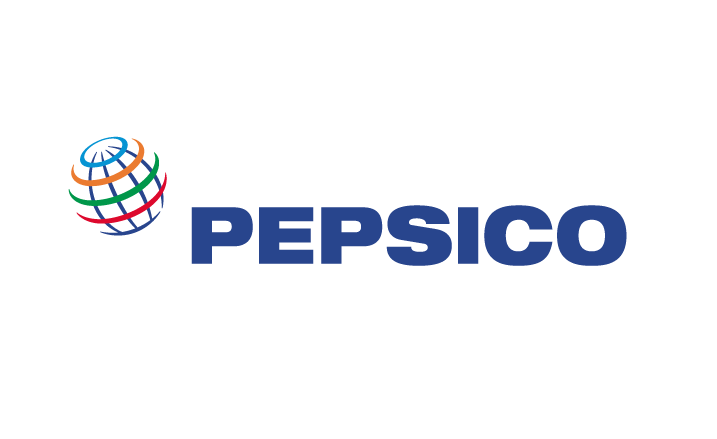 The pepsico logo on a white background, showcased on an insights platform.
